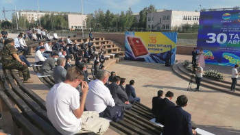 Фотография к новости: Конституция күні қарсаңында Көкшетауда амфитеатр ашылды