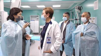 Вице-министр Алматыдағы медициналық мекемелерді аралады