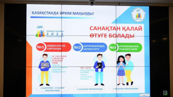 Фотография к новости: Түркістан халқы онлайн санақтан белсенді өтіп жатыр