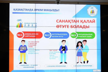 Фотография к новости: Түркістан халқы онлайн санақтан белсенді өтіп жатыр