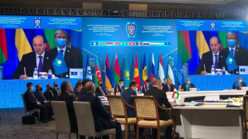 Фотография к новости: Рэкет, адам өлтіру, тонау. Нұрдәулетов қылмыспен күресудегі халықаралық ынтымақтастық туралы айтты 