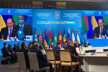 Фотография к новости: Рэкет, адам өлтіру, тонау. Нұрдәулетов қылмыспен күресудегі халықаралық ынтымақтастық туралы айтты 