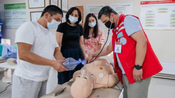 Фотография к новости: Шұғыл жағдайларда алматылықтарға көмек көрсетуді қайда үйрететіні айтылды