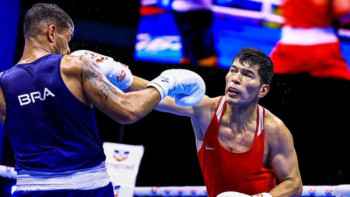 Фотография к новости: Нұрбек Оралбай әлем чемпионатының ширек финалында жеңілді