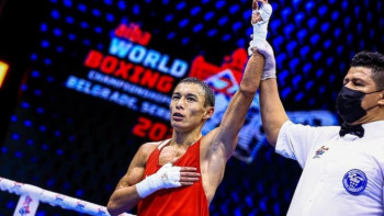 Фотография к новости: Теміртас Жүсіпов жеңісін Қазақ еліне арнады