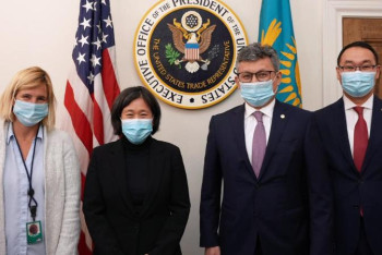 Фотография к новости: Бақыт Сұлтанов: АҚШ өкілдерімен PNTR мәртебесі туралы талқыладық