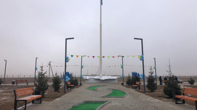 Алматы облысында биіктігі 30 метрлік тутұғыр орнатылды