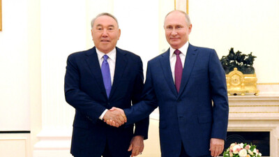 Нұрсұлтан Назарбаев пен  Владимир Путин кездесті