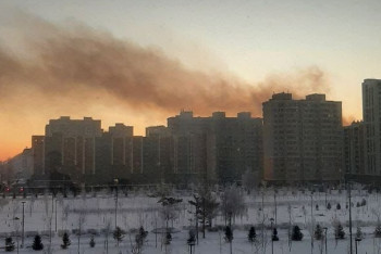 Фотография к новости: Елордада киім дүкенінен өрт шықты