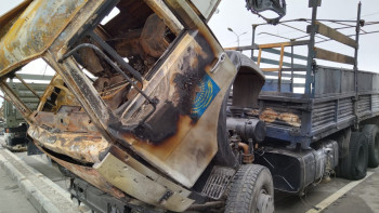 Фотография к новости: Алматыдағы жаппай тәртіпсіздік кезінде 140 автокөлік бүлінген