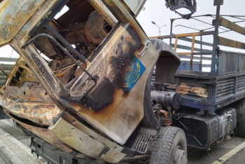 Фотография к новости: Алматыдағы жаппай тәртіпсіздік кезінде 140 автокөлік бүлінген