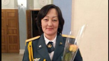 Фотография к новости: Отан үшін аянбай қызмет ететін арулар көп. Прапорщик Саясат Даралиеваның жолы