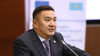 Фотография к новости: Ішкі істер министрі Мәжілісте хабарлама жасады