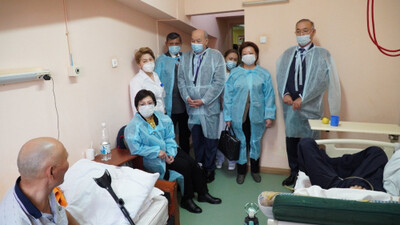 Сенаторлар Алматы қаласындағы клиникалық ауруханаларда болды