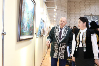 Фотография к новости: Алматыда Ахмет Байтұрсынұлының 150 жылдық мерейтойына арналған көрме ашылды