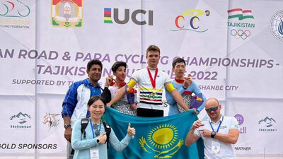 Алексей Ваганов велоспорттан Азия чемпионатында топ жарды