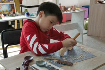 Фотография к новости: Елордада «Талантты ұстаздан, талапты шәкірт» атты балалар шығармашылығының көрмесі өтті