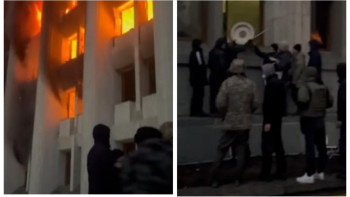 Фотография к новости: Қиратушыларға 100 долларға дейін ақша берген. Қилымжанов мемлекеттік ғимараттарды басып алу туралы айтты