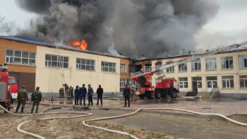 Фотография к новости: Павлодарда тағы бір мектеп өртенді