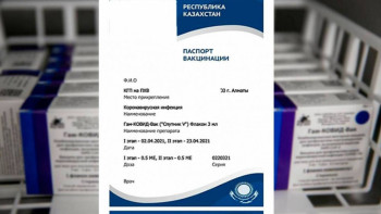 Фотография к новости: Ресей еліміздің вакцинация құжатын мойындады