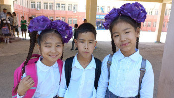 Фотография к новости: Түркістан тұрғындары Інжу, Маржан, Мағжан – Ататүрікте оқып жүр