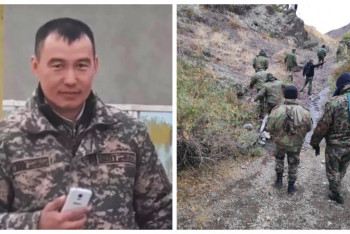 Фотография к новости: Қаза тапқандардың қатарына қосылмайды. Қорғаныс министрлігі Жамбылда жоғалған әскери туралы айтты