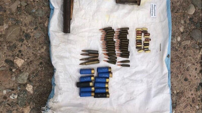 Жамбылдық полицейлер 10 қару, граната және 600-ден астам патрон тапты