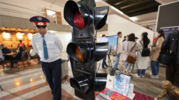 Фотография к новости: Тоқаевтың кітабы, криминалист қорабы, қылмыскердің қаруы. Көшпелі музей қызығы