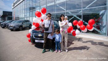 Фотография к новости: Жеңілдетілген автонесие. Алғашқы автокөліктің кілті табысталды