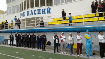 Фотография к новости: Өрт сөндірушілер арасында жарыс өтті