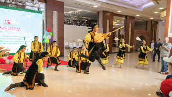 Фотография к новости: Ұлттық музей балаларға бақыт сыйлады