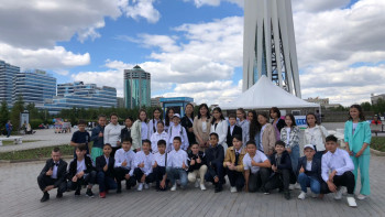 Фотография к новости: Өңірлерден келген оқушылар Ақорданы аралады