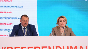 Фотография к новости: Ресейлік бақылаушылар Алматыдағы референдум учаскелеріндегі жұмысты жоғары бағалады