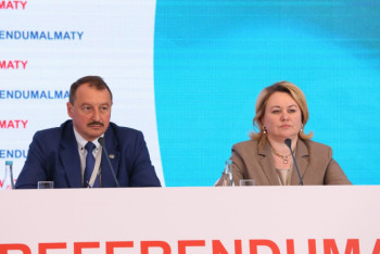 Фотография к новости: Ресейлік бақылаушылар Алматыдағы референдум учаскелеріндегі жұмысты жоғары бағалады