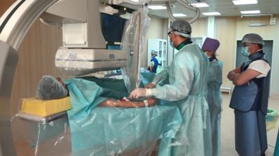 Павлодарлық қан тамырлар хирургтері жаңа операция түрін меңгерді