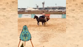 Фотография к новости: Түркия төрін дүбірлеткен палуандар