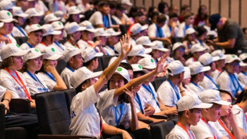 Фотография к новости: Елордада оқушылар слеті өтіп жатыр