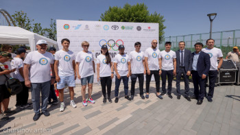 Фотография к новости: Елордада  Олимпиада күніне орай фестиваль ұйымдастырылды