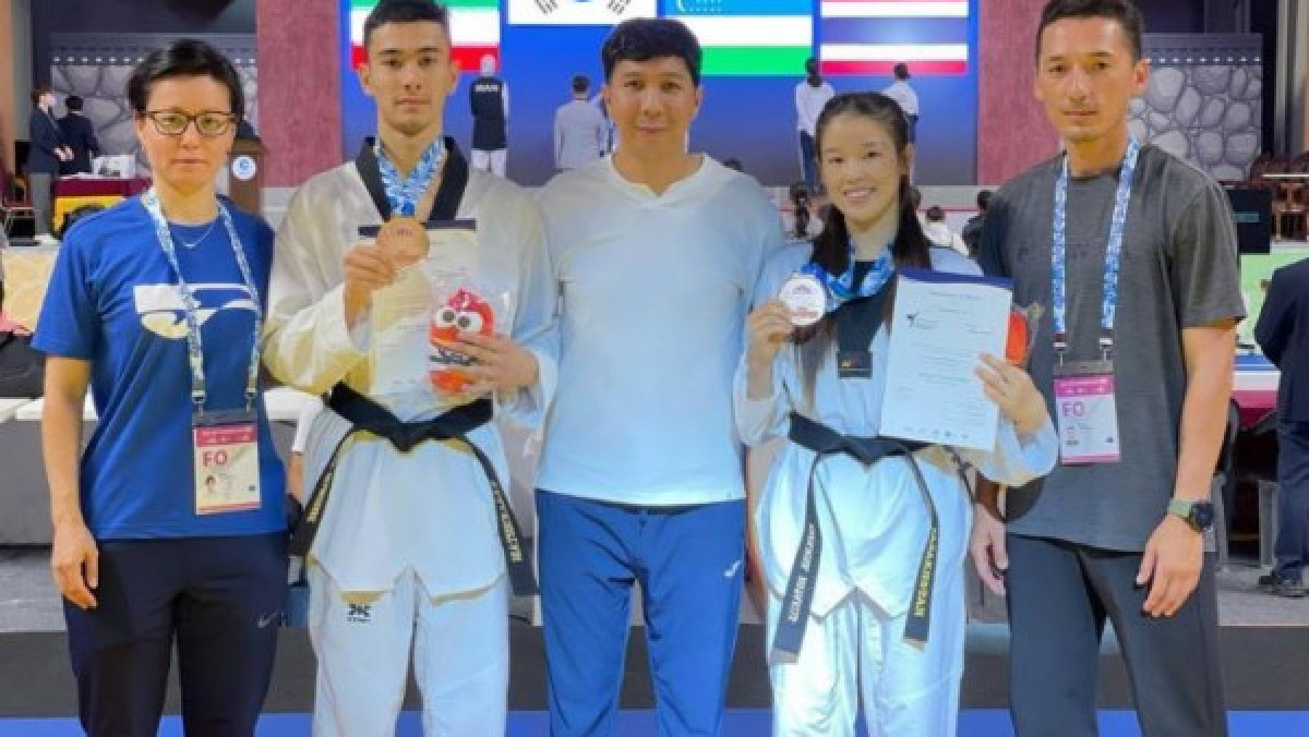Қазақ таеквондошылары Азия чемпионатында тағы екі қола медаль еншіледі