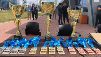 Фотография к новости: Елордада министрлер мен депутаттар футбол ойнап жатыр