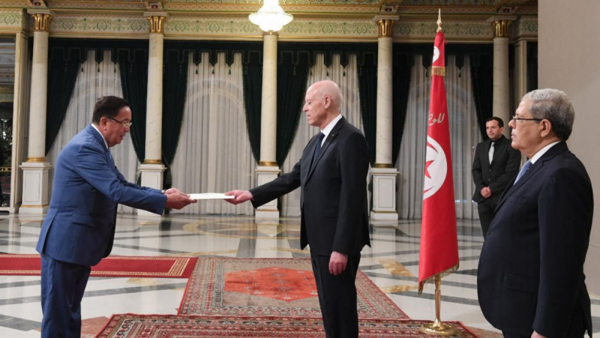 Қазақстан елшісі Тунис Президентіне сенім грамоталарын табыстады