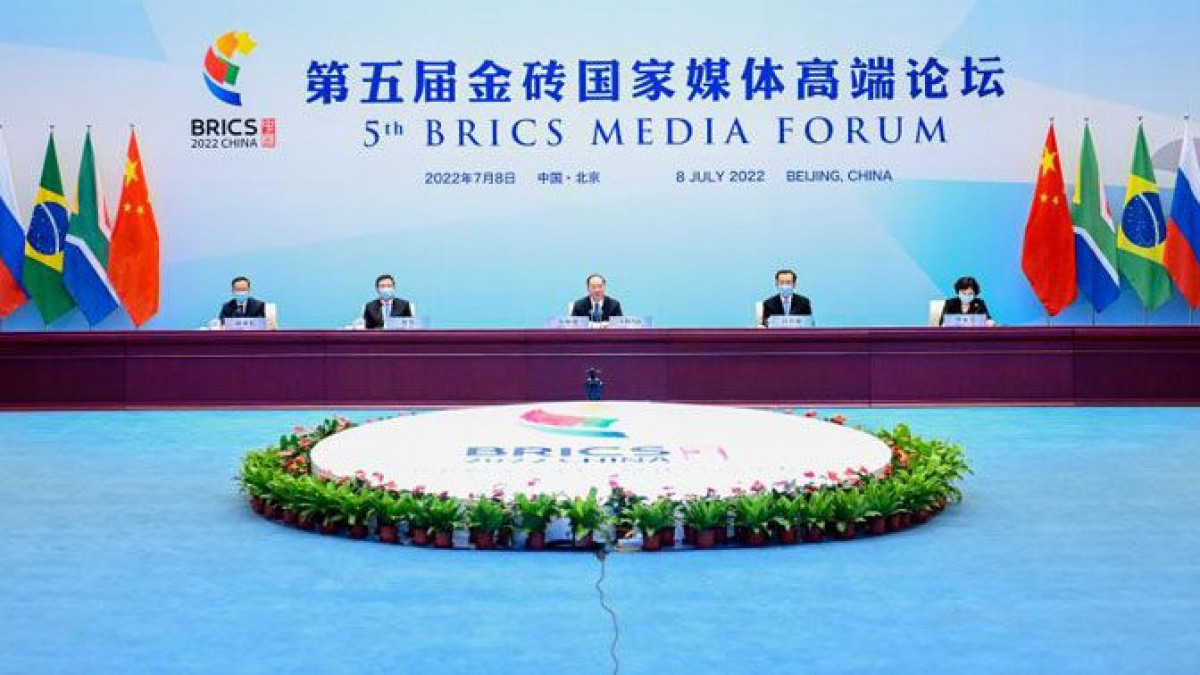 Қытайда БРИКС елдерінің жоғары деңгейлі 5-ші медиа форумы өтті