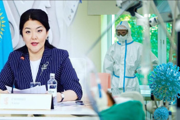 Фотография к новости: Ажар Ғиният: Пандемия қиындықтары ел медицинасын ширатып, дамудың жаңа арнасына бұрды