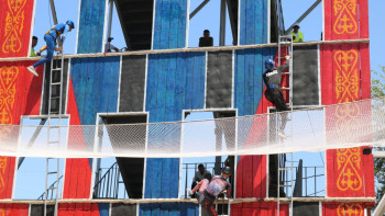 Фотография к новости: Шымкентте өрт сөндіру-құтқару спортынан жазғы чемпионаттың алғашқы жеңімпаздары анықталды