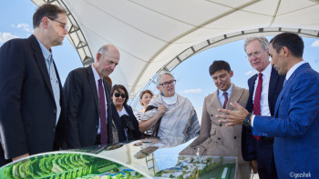 Фотография к новости: Елордада Мичиган университеті филиалының алғашқы кірпіші қаланды