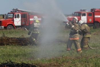 Фотография к новости: Елімізде өртке қарсы шаралар таныстырылды