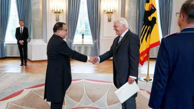 Қазақстан елшісі Германия президентіне сенім грамоталарын тапсырды