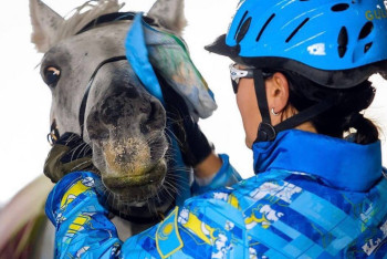 Фотография к новости: «Ат құлағында ойнайтын қыз». Арабтарға бәсекелес болған Гүлімнің арманы
