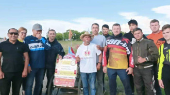 Фотография к новости: Саяхатшы Сәрсенбай ақсақал Қостанайда