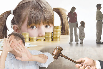 Алимент – ең үлкен мәселе – Әділет департаменті